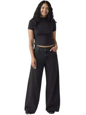 Levi's '94 Baggy Jeans Black Trending Pockets Size 30x31